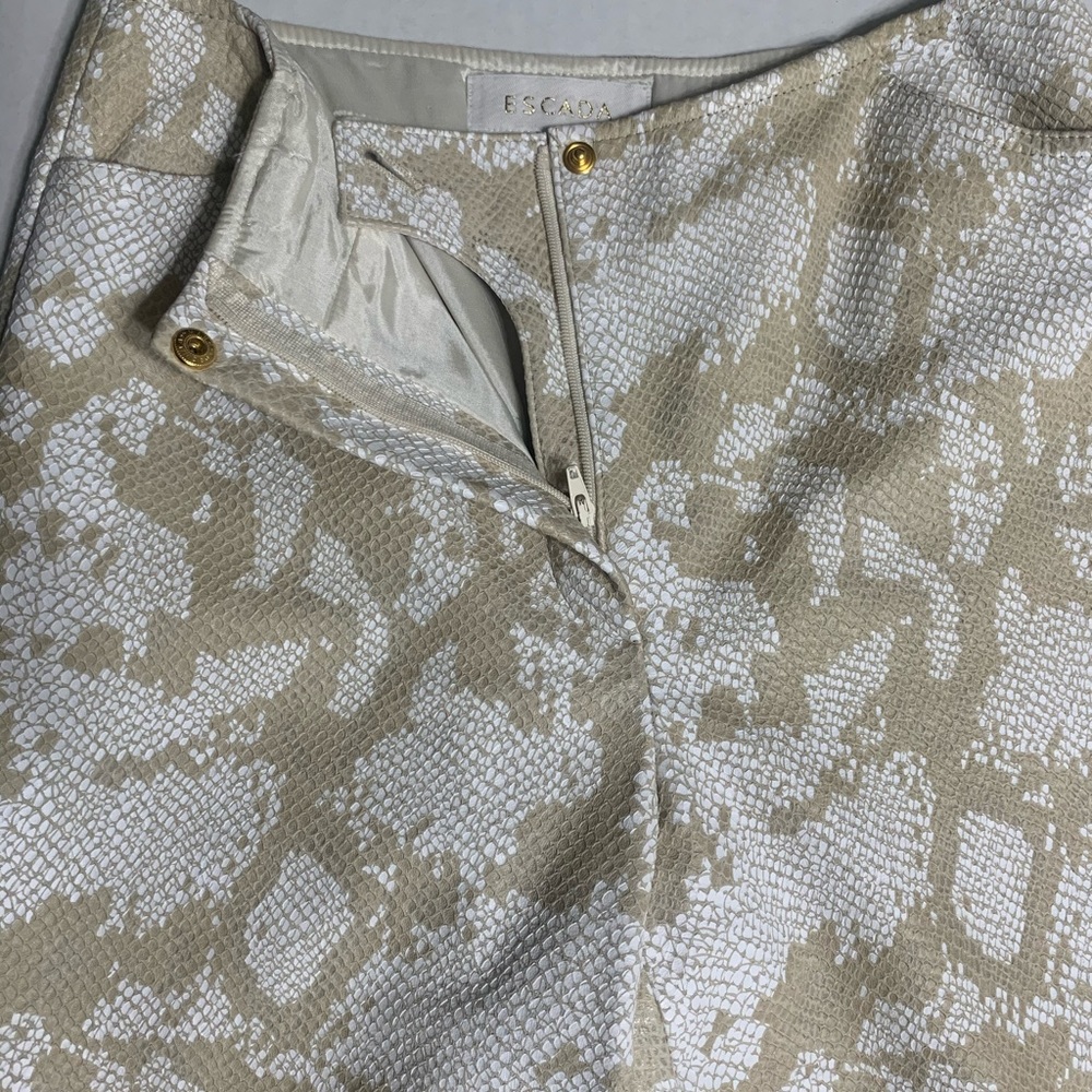 ESCADA Snakeskin Lamb Nappa Pants